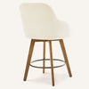 Rosaki Counter Stool in Cream Avola Fabric