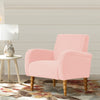 Rubea armchair, Pink, 17 3/4"