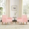 Rubea armchair, Pink, 17 3/4"