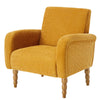 Rubea armchair, Yellow, 17 3/4"