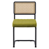 Schwarz dining chair, Olive Azal Velvet-Black Finish