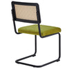 Schwarz dining chair, Olive Azal Velvet-Black Finish