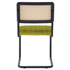 Schwarz dining chair, Olive Azal Velvet-Black Finish