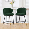 Seibel bar stool, Green Sacy Fabric