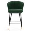 Seibel bar stool, Green Sacy Fabric