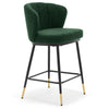 Seibel bar stool, Green Sacy Fabric