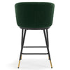 Seibel bar stool, Green Sacy Fabric