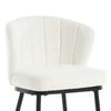 Seibel bar stool, White Sacy Fabric