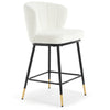 Seibel bar stool, White Sacy Fabric