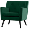 Severny armchair, Green, 17 1/8"