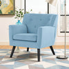 Severny armchair, Light blue, 17 1/8"