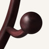 Skyang Coat Rack in Umber Rubberwood