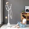Skyang Coat Rack in White Rubberwood