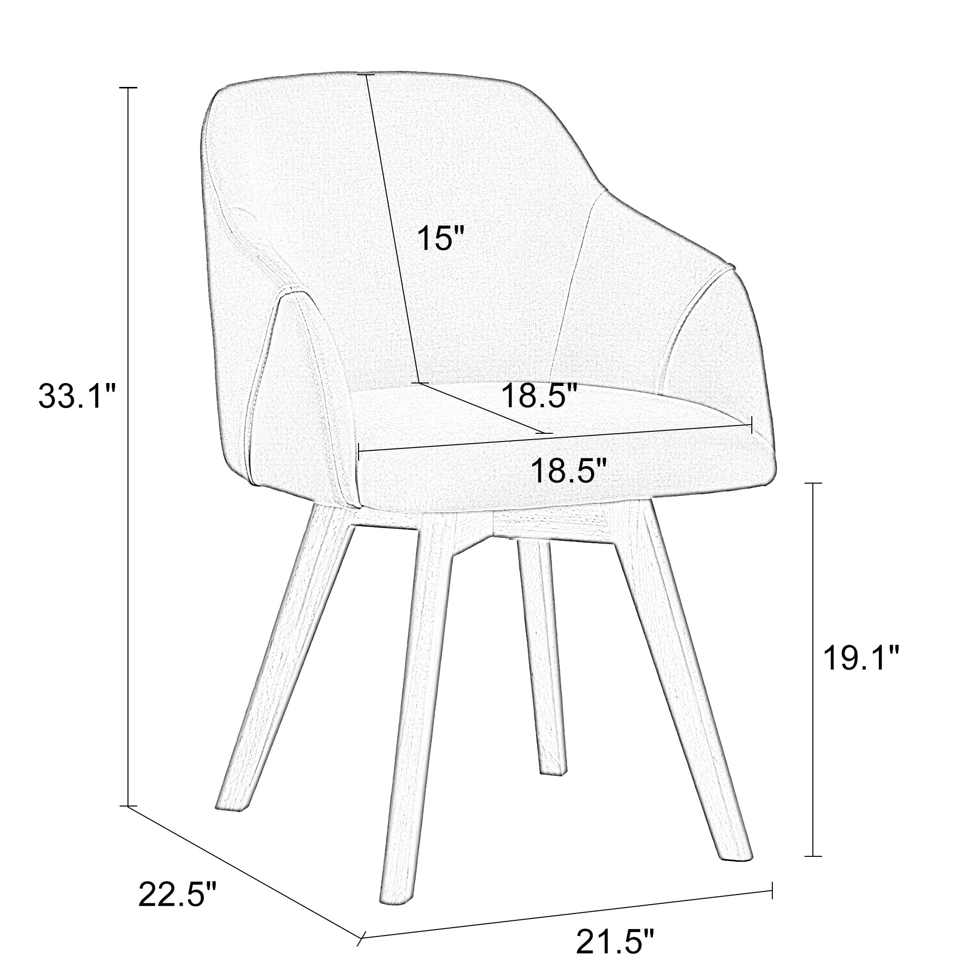 Strong Ale dining chair dimensions