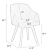 Strong Ale dining chair dimensions
