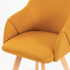 Strong Ale dining chair, Yellow, 19 1/8"