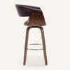 Syrah bar stool, Umber Leather/Bar Height