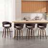 Syrah bar stool, Umber Leather/Counter Height