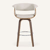 Syrah bar stool, Moonlight Leather/Bar Height