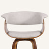 Syrah bar stool, Moonlight Leather/Bar Height