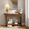 Takura Console Table in Brown Finish