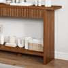 Takura Console Table in Brown Finish
