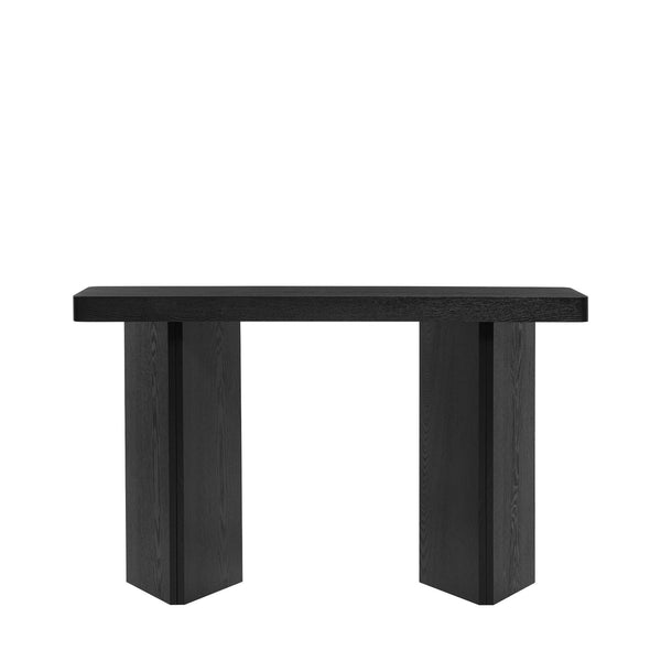 Taline Console Table in Black Oak Veneer