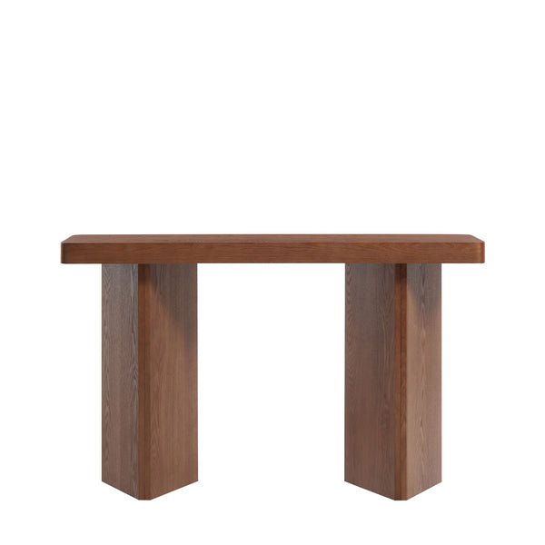Taline Console Table in Brown Oak Veneer