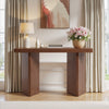 Taline Console Table in Brown Oak Veneer