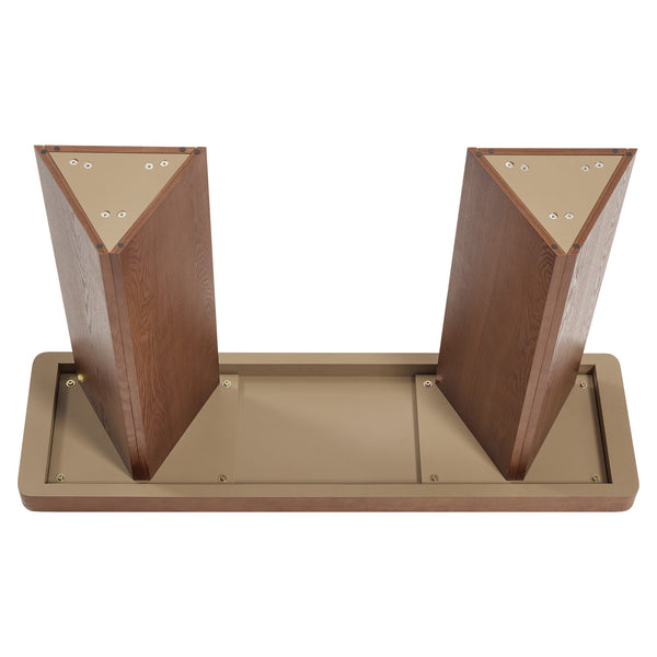 Taline Console Table in Brown Oak Veneer