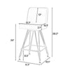 Tannat bar stool dimensions