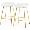 Tinta bar stool with footrest, Golden, 26"