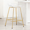 Tinta bar stool with footrest, Golden, 26"