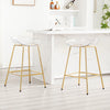 Tinta bar stool with footrest, Golden, 26"