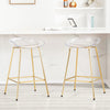 Tinta bar stool with footrest, Golden, 26"