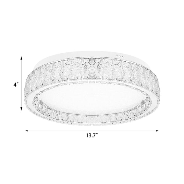 Tourbat flush mount light 14 inch dimensions