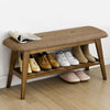 Urdok bench with shoe storage, Brown/Large