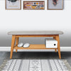 Urdok bench with shoe storage, Wood/Large