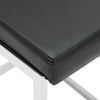 Verdot bar stool, Black Ribol Leather