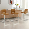 Verdot bar stool, Camel Jaen Leather