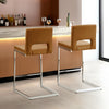 Verdot bar stool, Camel Jaen Leather