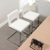 Verdot bar stool, Cream Ribol Leather