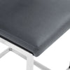 Verdot bar stool, Gray Xara Velvet