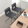 Verdot bar stool, Gray Xara Velvet