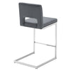 Verdot bar stool, Gray Xara Velvet