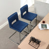 Verdot bar stool, Ink Xara Velvet