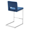 Verdot bar stool, Ink Xara Velvet