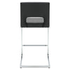 Verdot Couner Stool in Black Ribol Leather