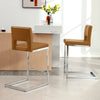 Verdot Counter Stool in Camel Jaen Leather