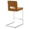 Verdot Counter Stool in Camel Jaen Leather